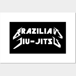 Brazilian Jiu Jitsu Metal BJJ Posters and Art